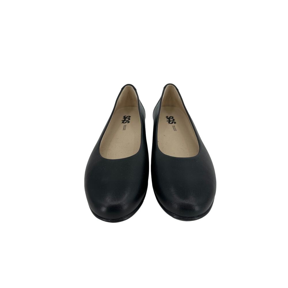 NEW Sonoma Softwalk Leather Black Flat Shoes Women’s 10
